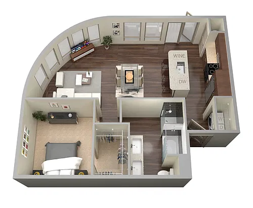 Floor plan A22