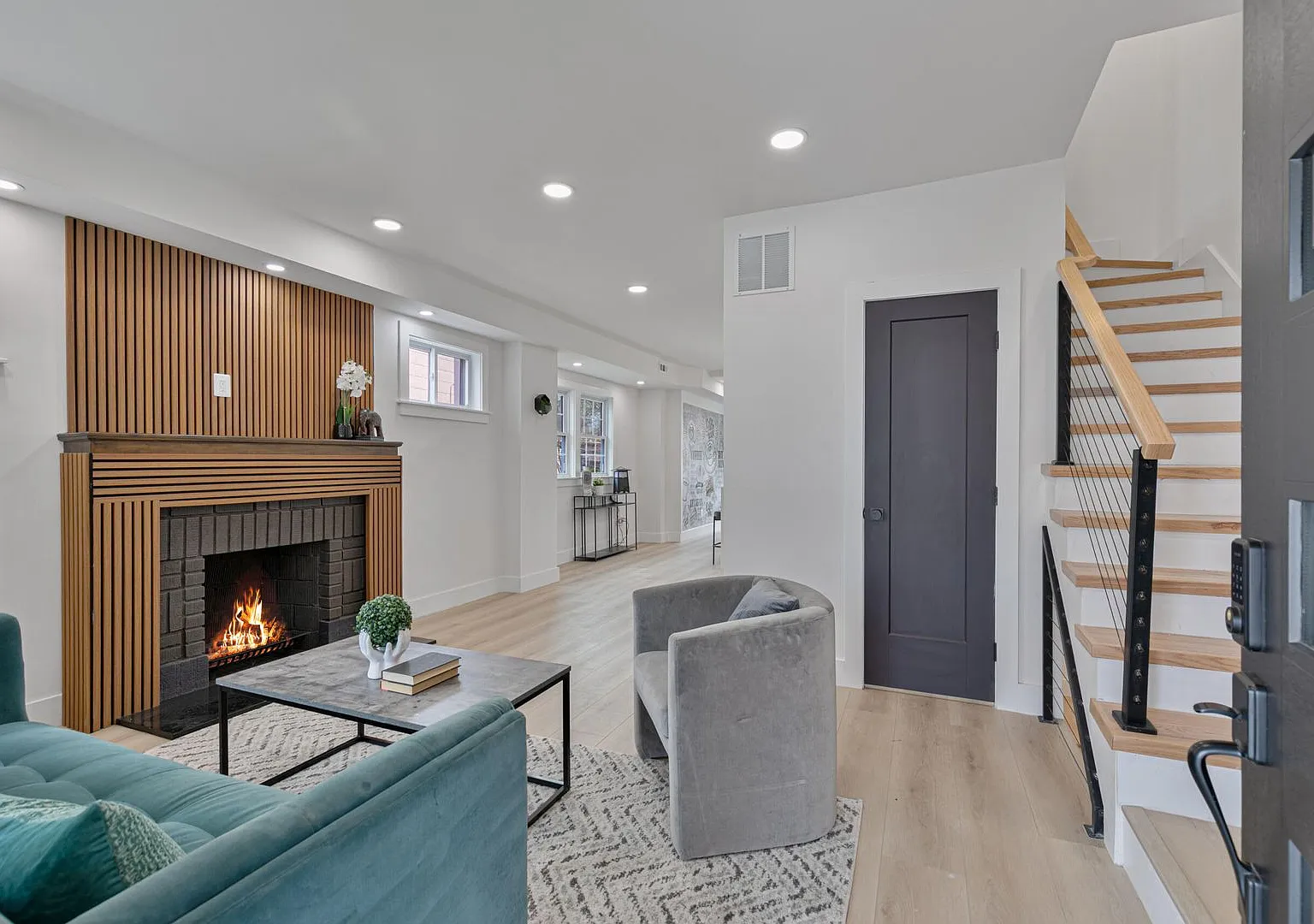 Tudor Duplex w/ 3 Parking Spaces + EV Charging and Garage — Photo 1
