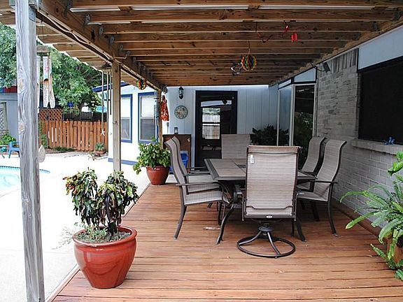 Covered patio perfect for outdoor entertaining.