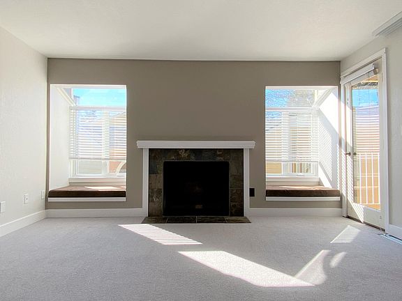 Open sunlight and working fireplace