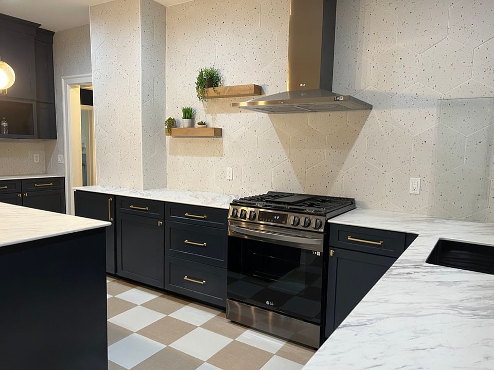 Large gas range