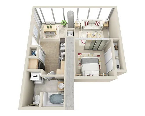 Floor plan Midrise A1F