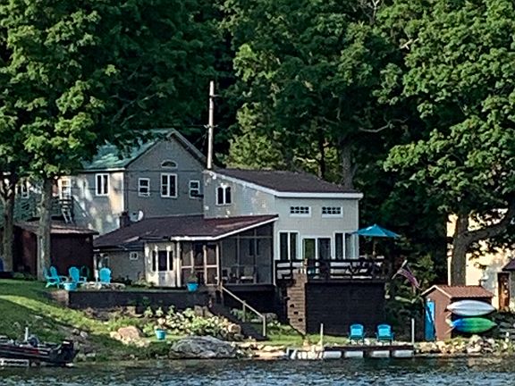 house view from lakeside