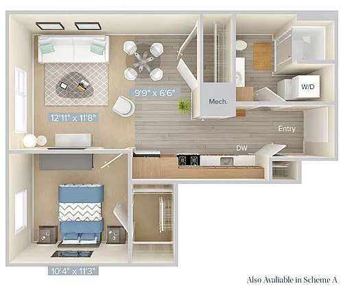 Floor plan A1-659-B