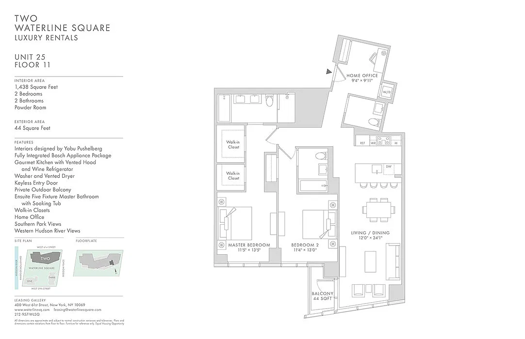 Floor plan Waterline 2: B5