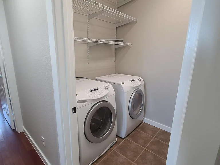 Upstairs laundry