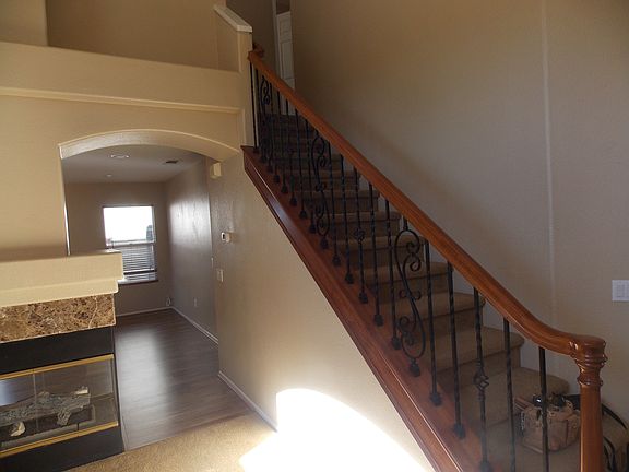 Staircase to 3 bdrms, 2 ba