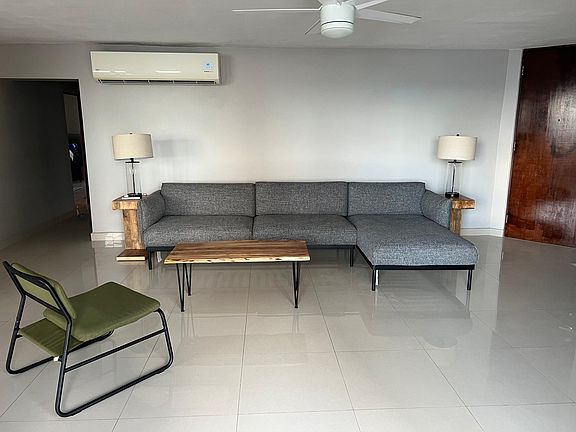 Living room and front entry