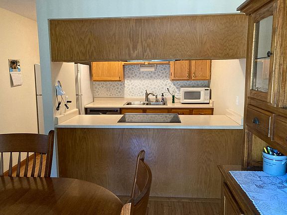 Dining room and kitchen
