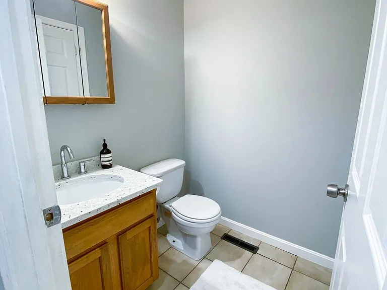 Enjoy having two bathrooms - one half bath on the first floor and one full on the second floor.