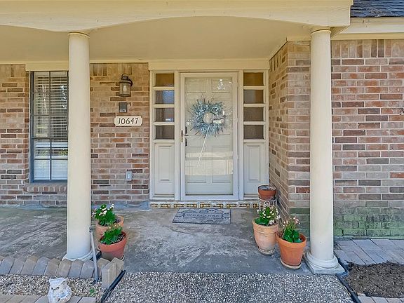 Front door with Schlage keypad lock