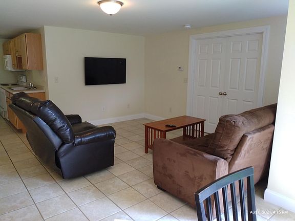 Living with 50" flat screen Samsung 4K smart TV