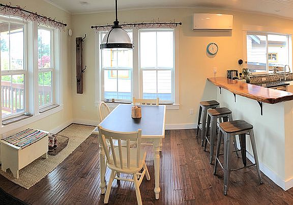 DINING RM, live-edge bartop