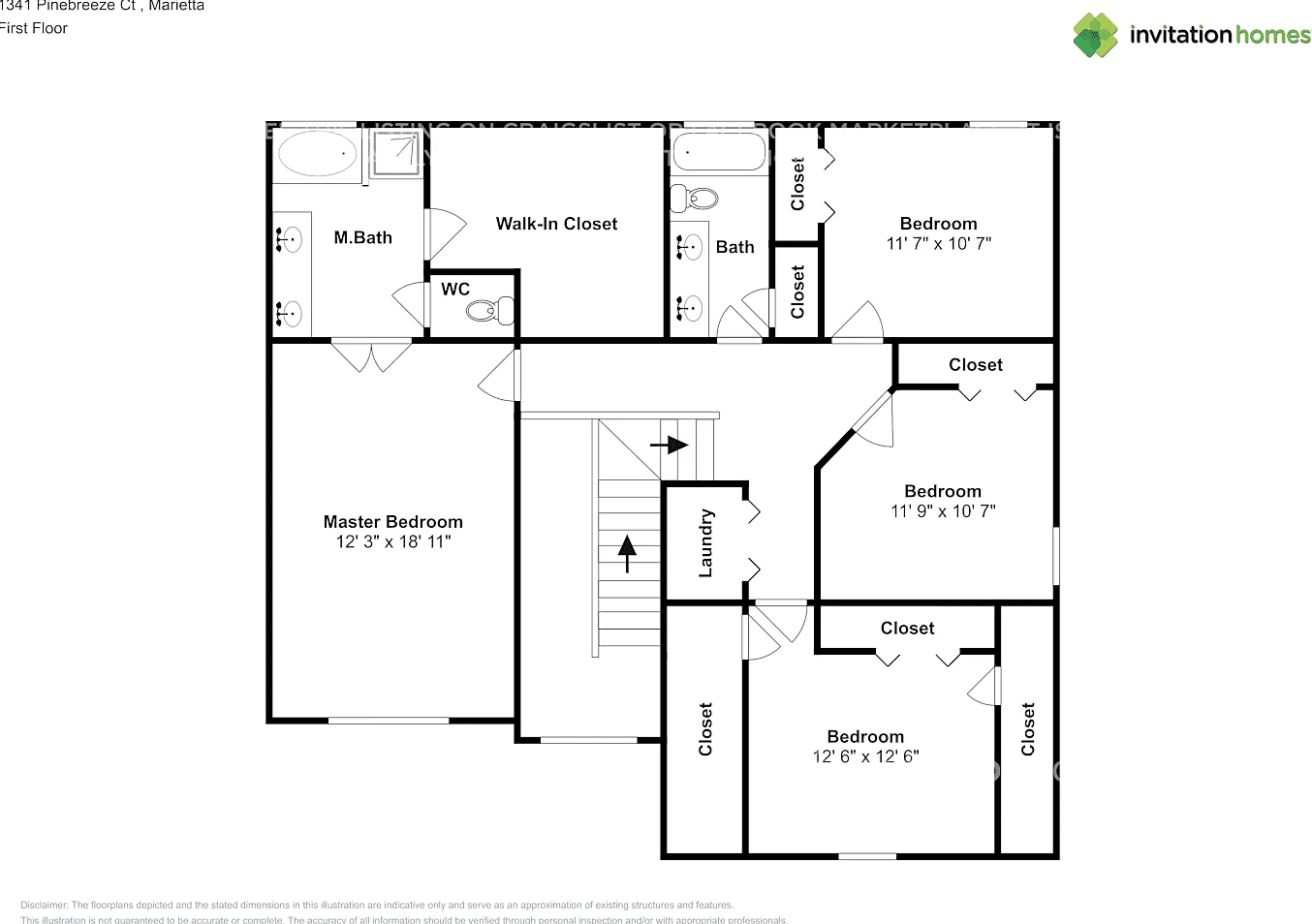 1341 Pinebreeze Ct Marietta, GA 30062 — Photo 3