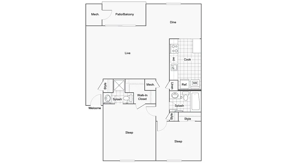 Floor plan Columbia