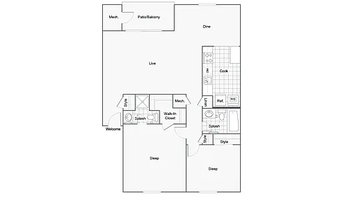 Floor plan Columbia