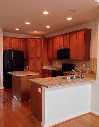 Kitchen with granite counter tops