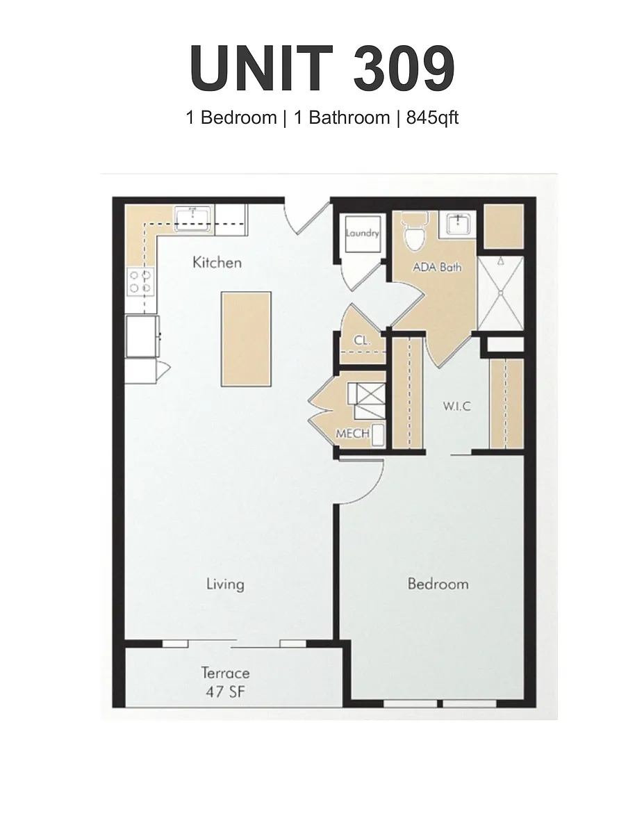 Floor plan 309