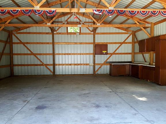 Inside of polebarn