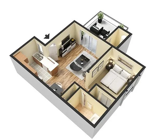 Floor plan The Californian