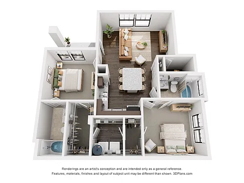 Floor plan The Threadwork