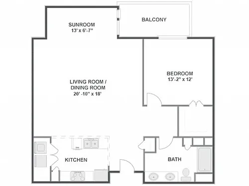 Floor plan Red River