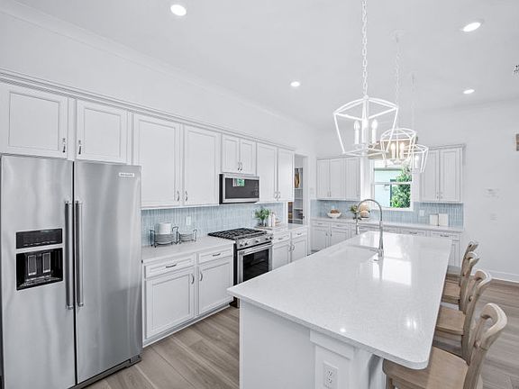 Designer Kitchen with Large Island