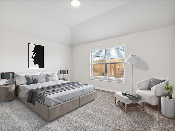 Primary Suite in the Jade II home plan by Trophy Signature Homes - REPRESENTATIVE PHOTO