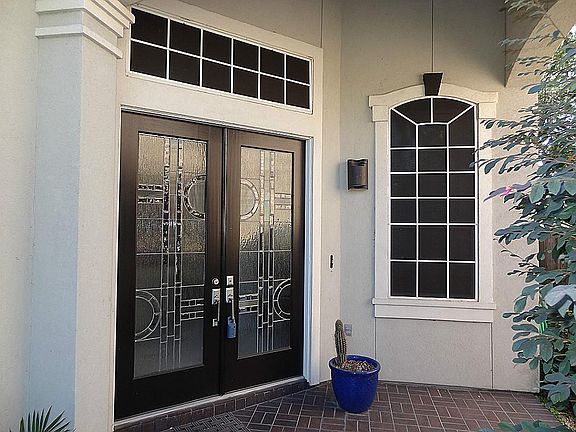 Double Leaded Glass Entry