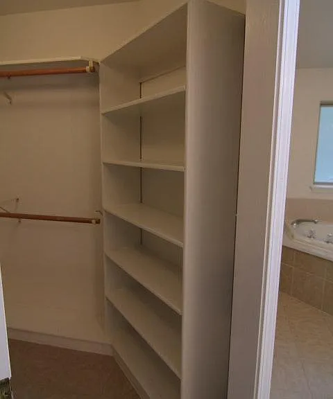 Large master walk-in closet