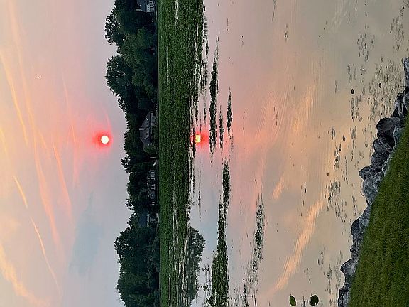Sunset view of Water