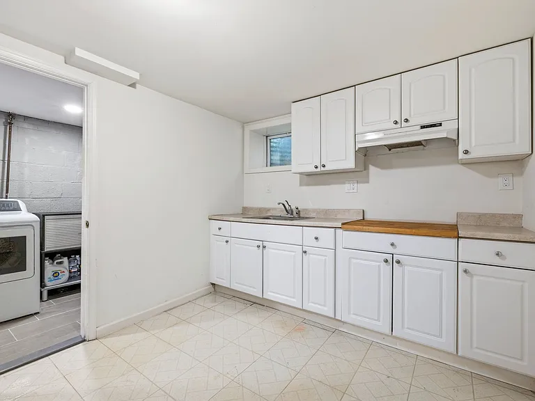 Basement bar/storage area
