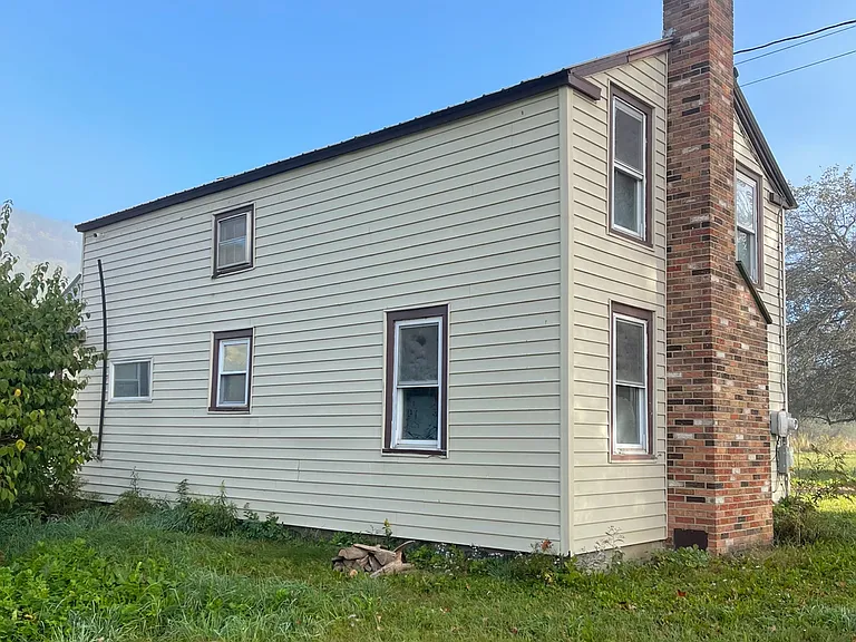 Left side of house
