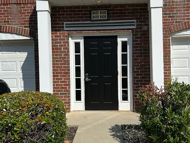 front door to building