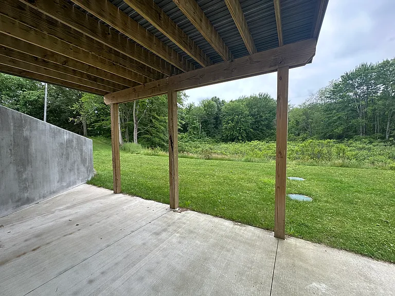 Walk out patio