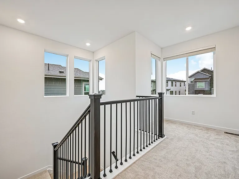 Steps to first floor
