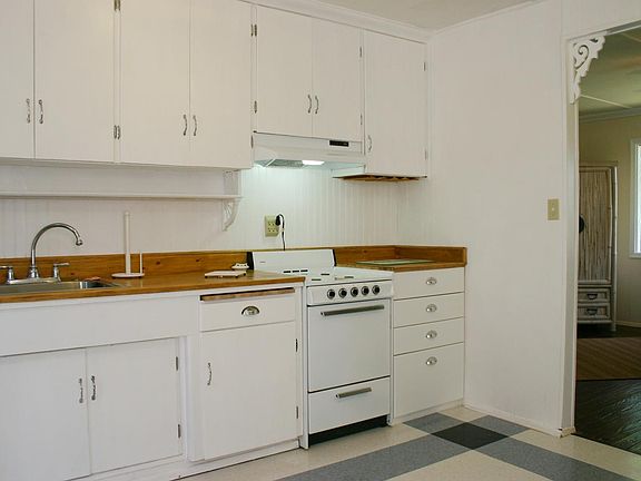 Kitchen with Pine Countertop