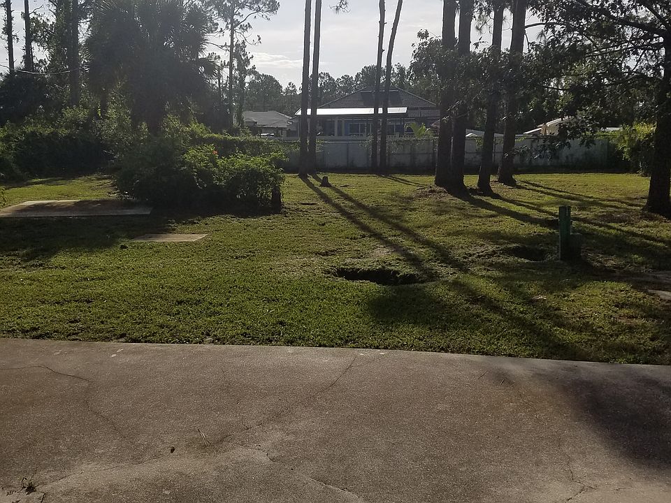 Large part of the backyard