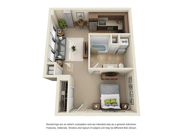 Floor plan SP3 - Renovated