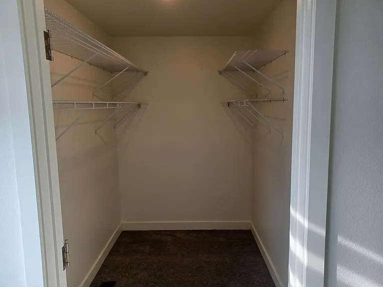 Walk-in closet 2 bedroom unit