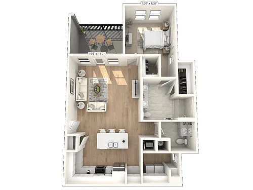Floor plan The Collins
