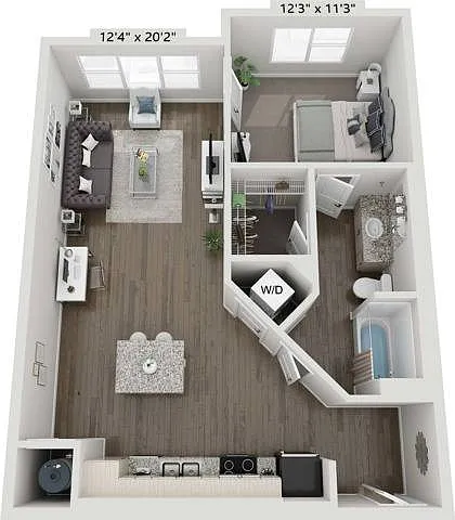 Floor plan A1-B
