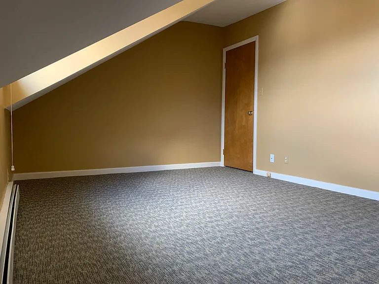 Master bedroom showing closet