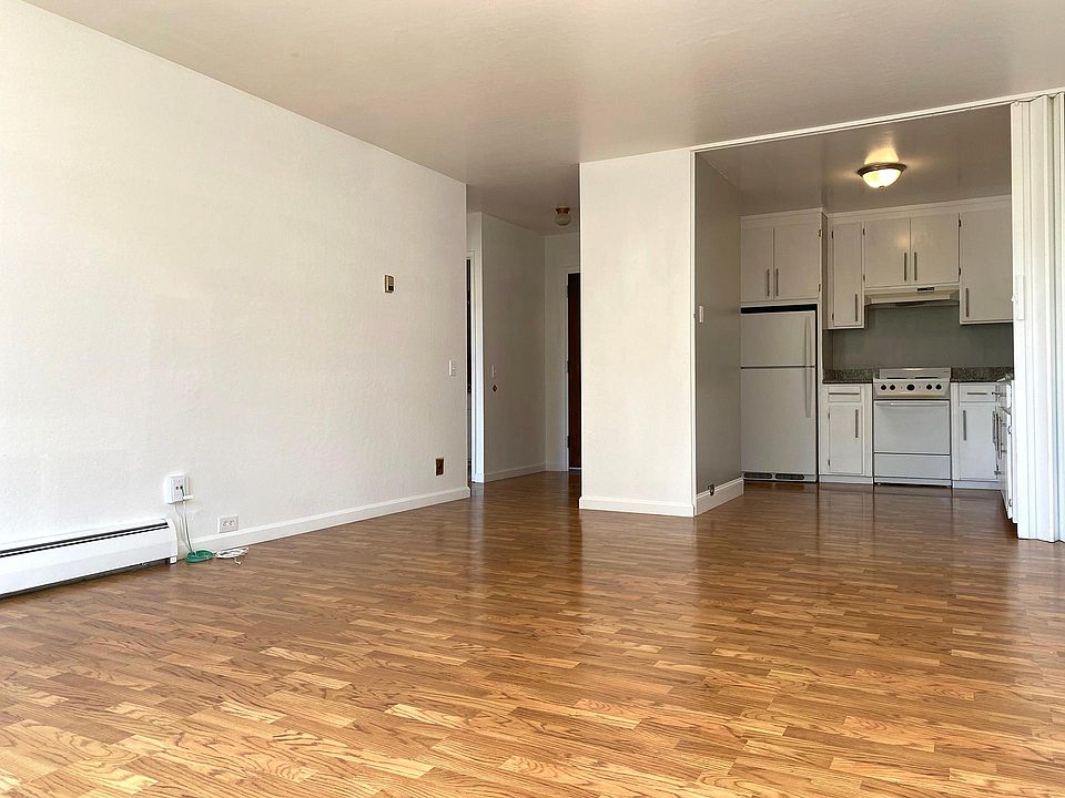 Entrance, living room, kitchen