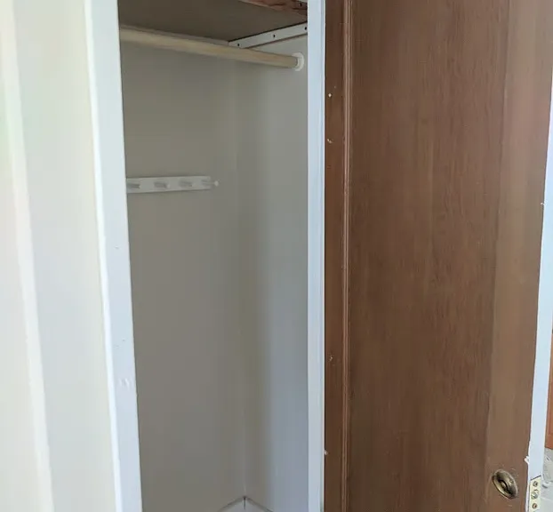 Downstairs Primary closet