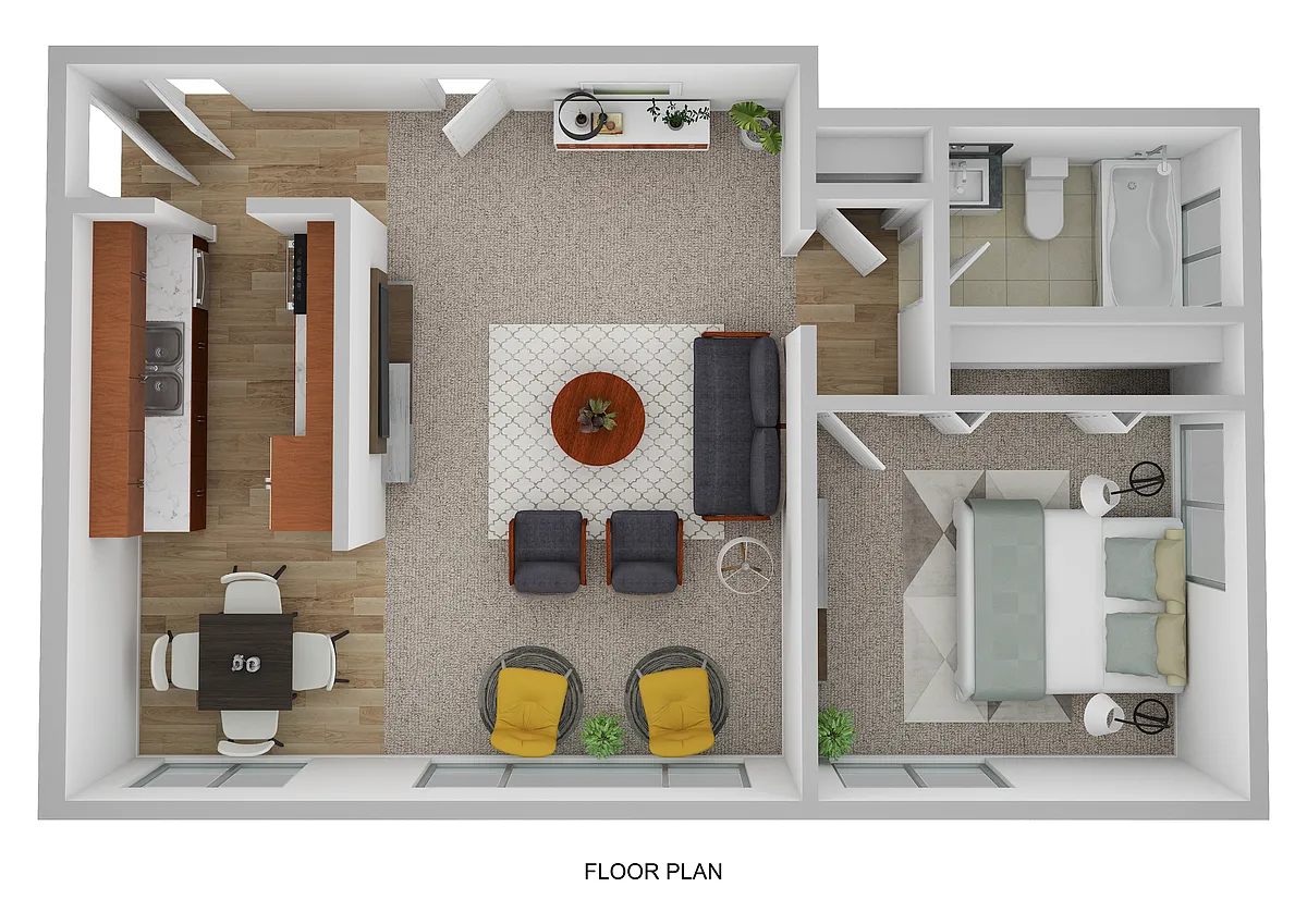 Floor plan Two Bedroom