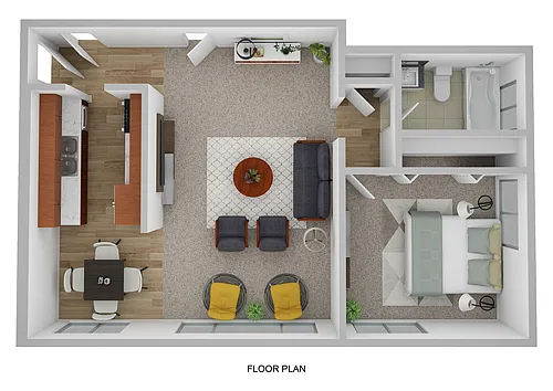 Floor plan Two Bedroom