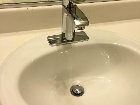 Newer Bathroom sink and faucet
