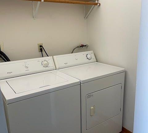 Washer and Dryer in entry