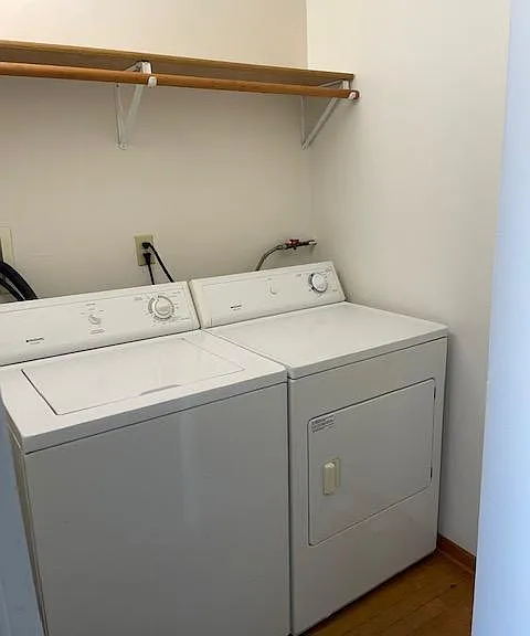 Washer and Dryer in entry